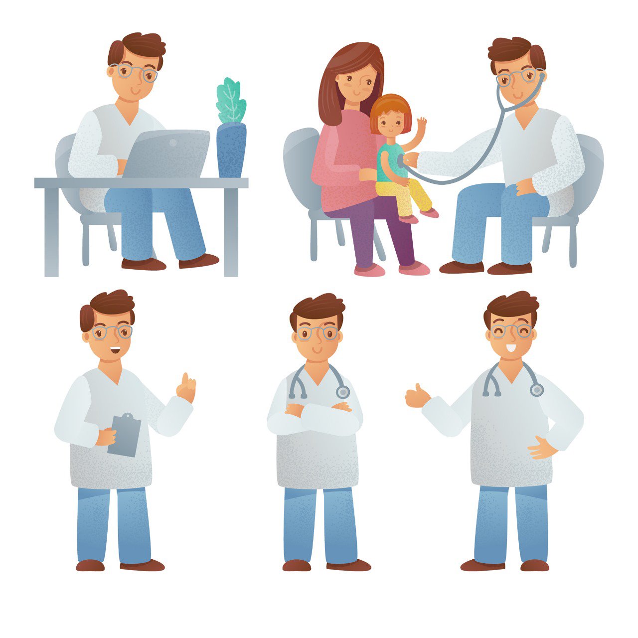 animation image (the consults a patient ) Babybloom IVF Center