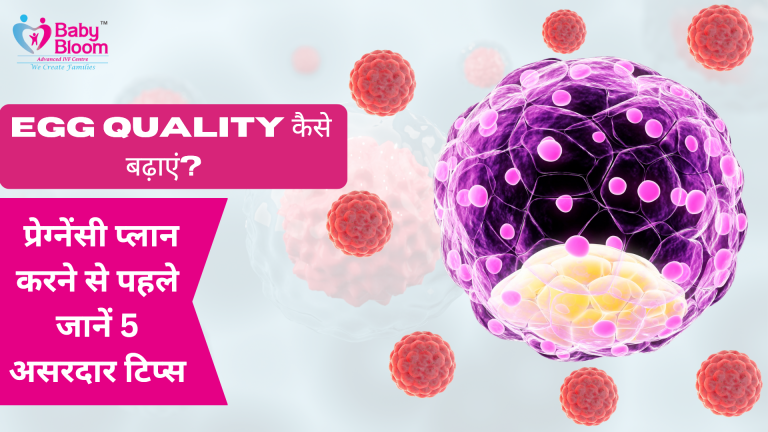 Egg Quality improvement tips before pregnancy planning – 5 effective ways in Hindi.