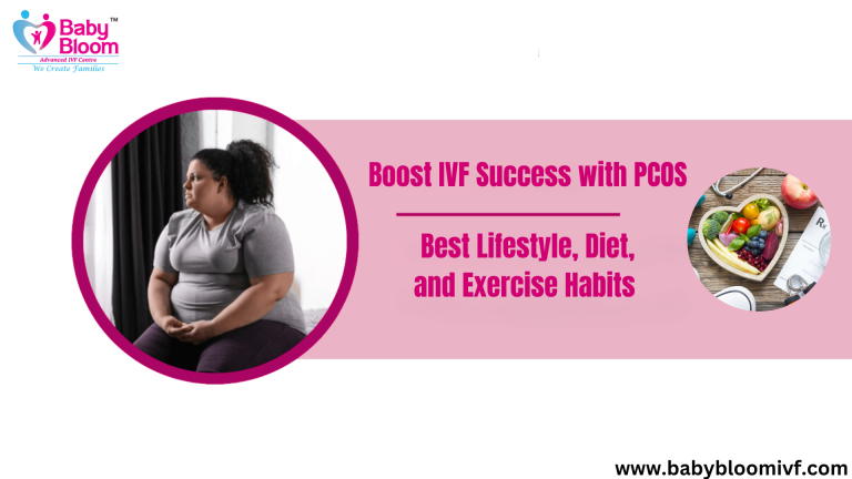 Boost IVF success with PCOS through healthy lifestyle, balanced diet, and regular exercise – Baby Bloom IVF Centre.